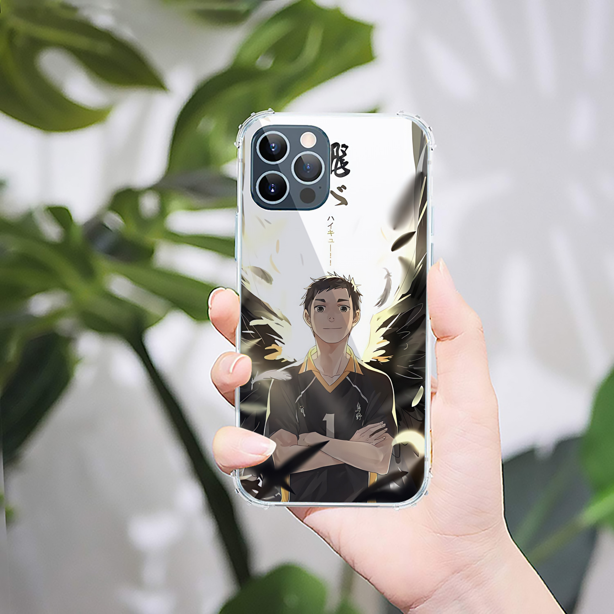 （画像用） ハイキュー!! Haikyu!! 【iPhone 12シリーズ対応】透明スマホケース（クリアソフトケース）